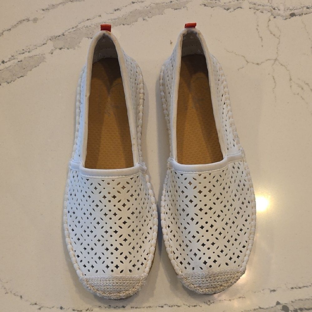 Seastar white eyelet women’s beachcomber espadrille size 9 - Picture 2 of 10